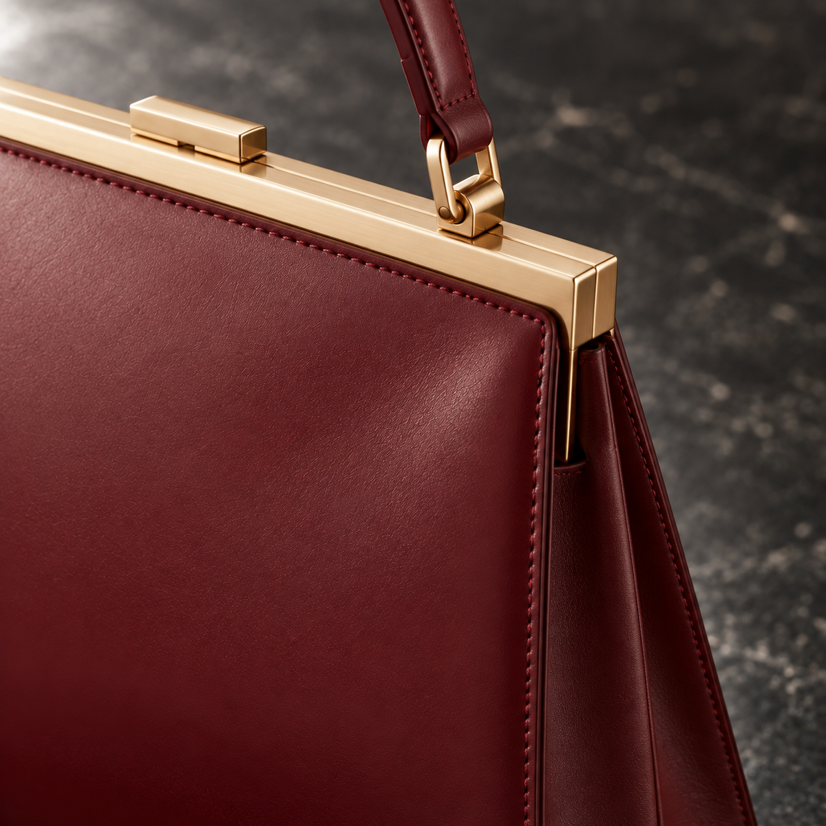 Caelis Frame Shoulder Bag detail view