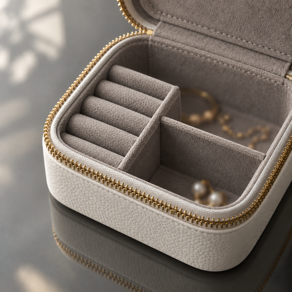 Noma Jewelry Case detail view