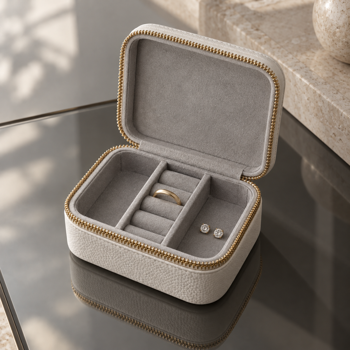 Noma Jewelry Case lifestyle view