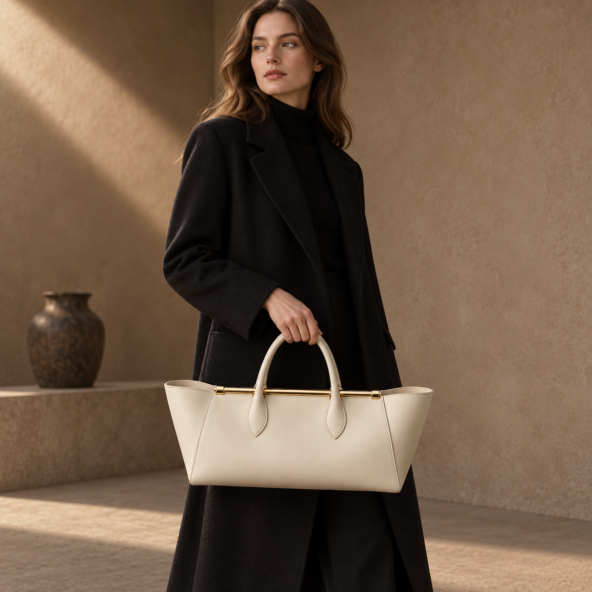 Solenne East-West Tote lifestyle view